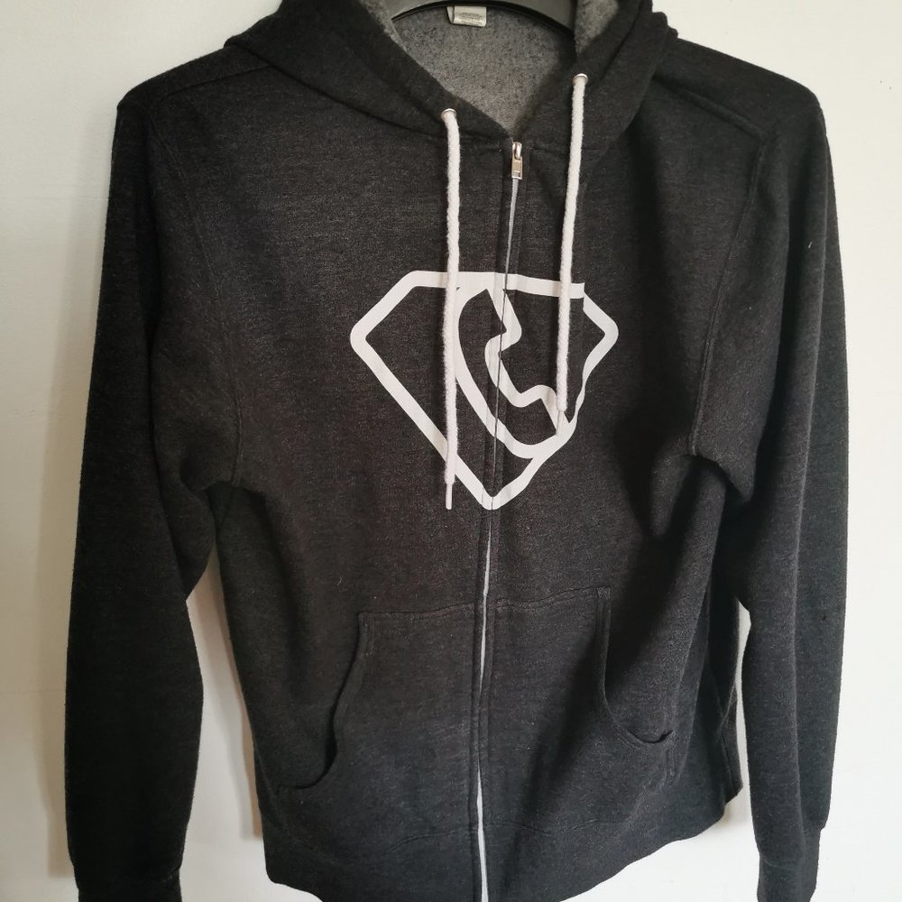 Grey Graphic Hoodie